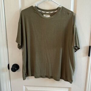 Madewell olive green tee